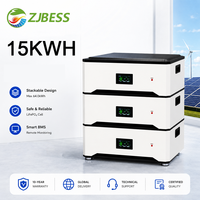 Batería LiFePO4 Apilable de 15kWh 20kWh, 51.2V 400Ah para Sistema de Almacenamiento de Energía Doméstica con Inversor Solar CAN RS485