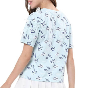 Recién llegado, camisetas de mujer hechas en Pakistán de alta calidad, camisetas casuales de verano con servicio OEM - Product Image 4