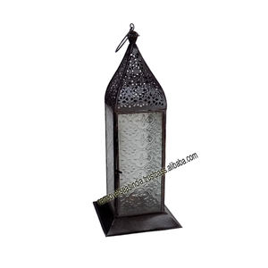 Meilleure vente Lanternes à bougie en métal en fer Lanterne à bougie décorative suspendue à un prix abordable - Product Image 3