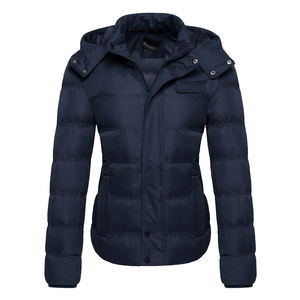 Veste d'hiver matelassée pour femme de qualité supérieure 2026, prix de gros bon marché, épaisse et chaude, avec capuche amovible - Product Image 6