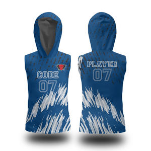 ชุดยูนิฟอร์มเสื้อ7on7 7V7เสื้อลายธงชาติอเมริกันแบบกำหนดเองระบายอากาศได้ดี - Product Image 5