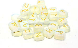 Best 25-Piece Carved Red Agate Rune Stones Set Premium Semi-Precious Tumbled Healing <b>Crystals</b> Opal <b>Crystal</b> <b>Craft</b> - Product Image 2