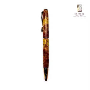 Bolígrafo hecho a mano de 0,7mm con barril de madera Coffee Burl para ideas de oficina y regalos - Product Image 2