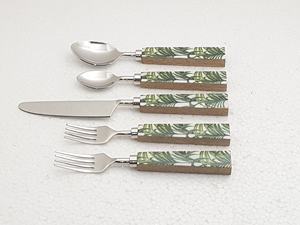 Couverts Métal Acier Inoxydable Avec Couverts Marbre/Poignée En Résine pour Cuisine, Hôtels, Restaurant Ustensile De Luxe Vaisselle De Luxe - Product Image 6