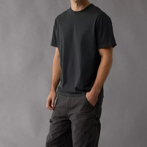 2025 vente en gros 100% coton T-Shirt 3D en relief hommes chemise vierge personnalisable 100% coton T-Shirts pour hommes Durable qualité supérieure - Product Image 1