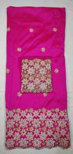 Tela de tafetán George nigeriana de alta calidad, moderna y a la última moda, con pedrería y bordados con diseño de Paisley para bodas. - Product Image 4