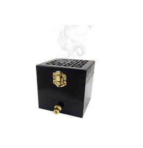 Brûleur de bakhoor en bois unique avec un look vintage parfait pour les événements religieux spéciaux, les rassemblements spirituels et les cérémonies - Product Image 6