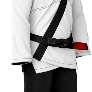 ชุดยูโด/บราซิลเลียนยิวยิตสู (BJJ Gi) สีขาวดำ แบบสั่งทำพิเศษ ปี 2026 สำหรับผู้ใหญ่ ชุดกิโมโน - Product Image 5