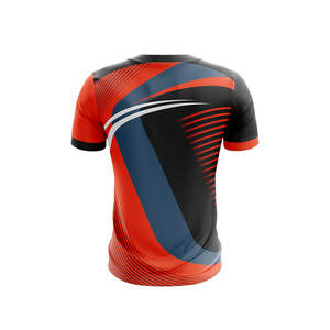 Venta al por mayor camiseta unisex 100% poliéster Spandex tejido personalizado impresión por sublimación diseño de logotipo de gran tamaño para los hombres - Product Image 3