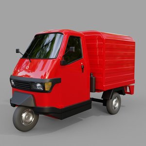 Vente en gros Piaggio Ape 50 Modèle 2025 Tricycle motorisé à trois roues pour passagers, capacité de charge de 1000 kg, 4 passagers, café - Product Image 1