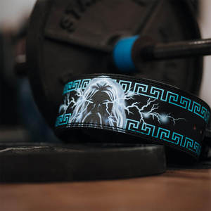 เข็มขัดออกกำลังกายหนังพิมพ์ลายอะนิเมะใหม่เข็มขัดป้องกันหลังสำหรับฝึกยกน้ำหนักออกกำลังกาย - Product Image 2