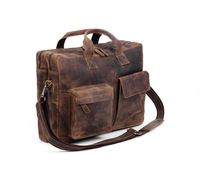 Porte-documents en cuir personnalisé 18 pouces, sacoches pour ordinateur portable pour hommes et femmes, meilleur sac de bureau, d'école et d'université