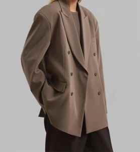 Moda mujer Blazer versátil traje de oficina chaqueta, ropa de negocios informal inteligente, ropa de abrigo elegante de manga larga ligera - Product Image 4