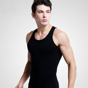 Débardeur de sport professionnel pour femme à col rond, noir, 100 % coton, écologique, séchage rapide, respirant, design personnalisé - Product Image 4