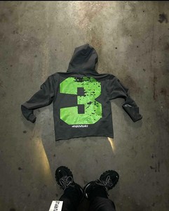 เสื้อฮู้ดดี้ฤดูหนาวแบบยูนิเซ็กซ์ ผ้าฝ้าย 100% บุขนแกะ อุ่นสบาย สไตล์สตรีทแวร์ เนื้อผ้าหนานุ่ม สวมใส่สบาย เป็นมิตรกับสิ่งแวดล้อม ระบายอากาศได้ดี - Product Image 2