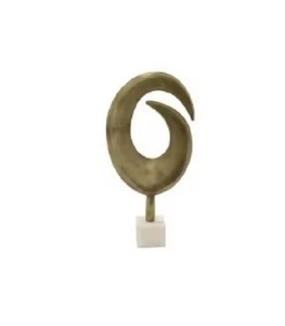 High Quality Modern Abstract Aluminum Large Metal Handmade Wedding Travel <b>Gold</b> <b>Sculpture</b> - Product Image 1