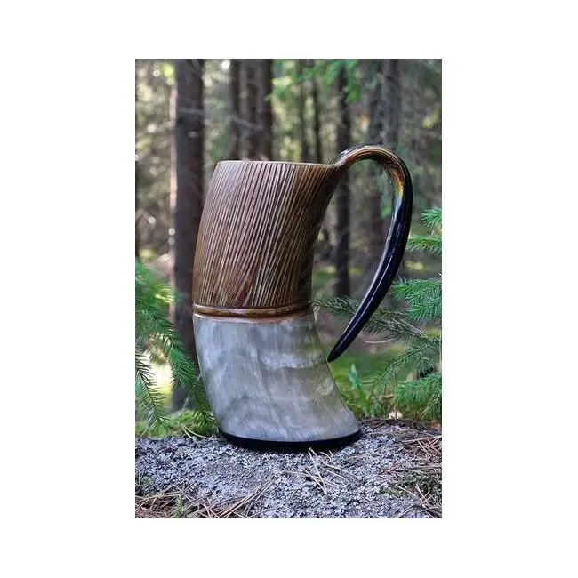 Multipurpose drinks Horn mug available in large quantity with customized at competitive prices from Indian supplier