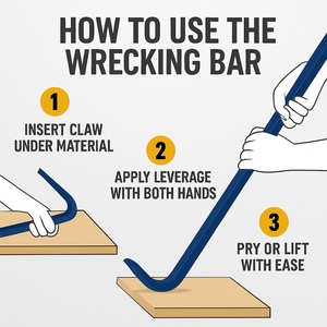 Chất lượng cao E-2066 phá hoại thanh sắt gỗ carpentetry công cụ làm việc OEM tùy chỉnh đóng hộp dụng cụ cầm tay bởi nhà sản xuất công ty - Product Image 6