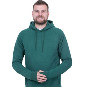 Sweat-shirts à capuche légers et confortables, polaire thermique d'hiver, cordon de serrage avec logo brodé personnalisé pour hommes, teinture unie - Product Image 1