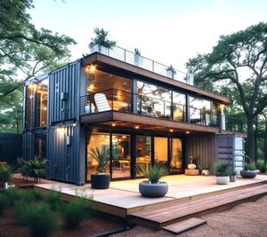 2025 moderno estilo europeo portátil prefabricado casa contenedor construcción Modular paneles sándwich Villa nuevo hogar europeo - Product Image 2