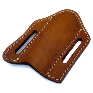 Alta calidad OEM 100% fábrica hecha a mano 2023 fábrica grano rico estilo panqueque Funda de cuero para cuchillos de hoja fija - Product Image 2