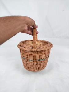 For Picnics! Storage <b>Basket</b> for Carrying Dried Goods Napkins Plates Flatware-for Sundries Fruits Snacks - Product Image 4