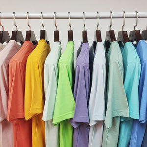 T-shirts T-shirts unis personnalisables T-shirts surdimensionnés personnalisés T-shirt pour hommes vente en gros - Product Image 1