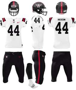 Uniformes de football américain pour jeunes de haute qualité 2025, taille XL, designs de numéros personnalisés, style sportif respirant, ensembles - Product Image 4