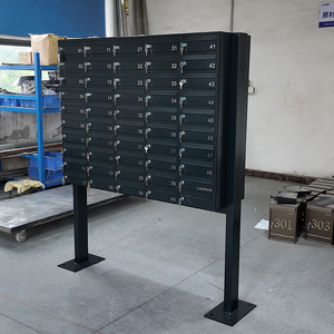 Buzones Multiunidades para Apartamentos, de Acero Inoxidable, Antirrobo, con 48 Compartimentos, Cerradura con Llave, Buzón Residencial y Comercial - Product Image 1