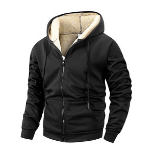 Sudadera con Capucha Extra Grande y Gruesa, Informal, Deportiva, de Manga Larga, para Hombre, de Forro Polar, Cálida, Resistente al Viento, 100% Algodón - Product Image 1