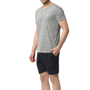 เสื้อผ้าลำลองสำหรับผู้ชาย, เสื้อผ้าแฟชั่นสตรีทแวร์เสื้อยืดและกางเกงขาสั้นเสื้อผ้าฝ้ายชุดคู่แบบลำลองสำหรับ2024 - Product Image 2