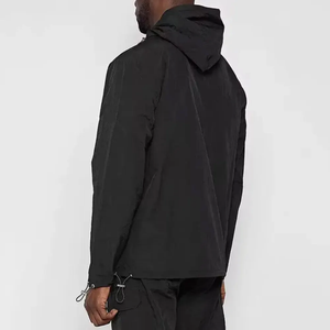 Manufacturer Wholesale Autumn Eco-Friendly Casual Lightweight Polyester/Nylon Running Windbreaker Set Solid <b>Shorts</b> <b>Suit</b> - Product Image 3