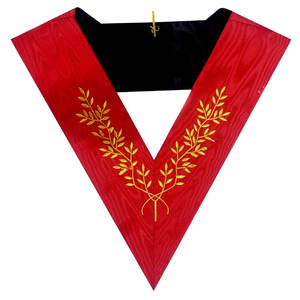 Collar masónico 2025 18 grados bordado a mano Rose Croix proveedor - Product Image 3