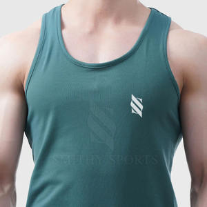 Top de punto liso estampado estilo informal de fibra de bambú de algodón de alta calidad para hombre recién llegado - Product Image 6