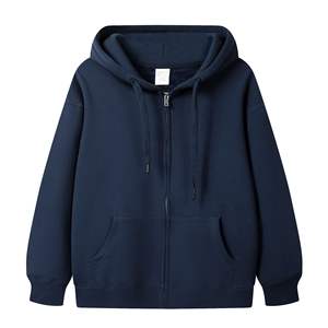 Sudadera con capucha de mezcla de algodón de gran tamaño para hombre Sudadera holgada con hombros caídos y logotipo personalizado Conceptos básicos de invierno - Product Image 5