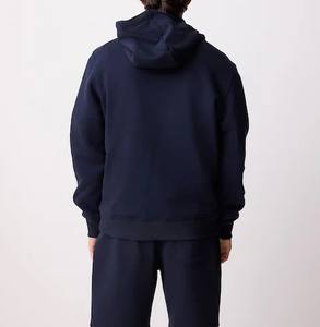 OEM Sweat-shirt à capuche oversize noir en coton/polyester pour hommes, manches longues, imprimé, confortable et respirant, décontracté - Product Image 4