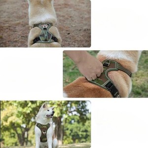 Collier souple moderne pour chiens de grande à moyenne taille, super durable, camouflage réfléchissant, avec contrôle par guidon, long - Product Image 3