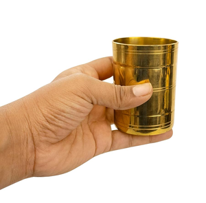 Tasse à mesurer en laiton au design unique pour la farine de légumes secs Tasses à mesurer pour ustensiles de cuisine d'aspect fantaisie - Product Image 1