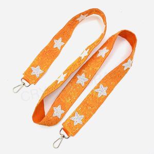 Forma y diseño personalizados, correas para bolso con cuentas rojas y negras, accesorios de moda con correa para monedero con cuentas - Product Image 3