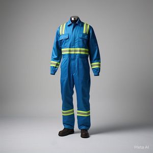 Wholesale Custom <b>Men</b> Mechanics Construction Clothing Workwear Safety Reflective Coverall Workwear <b>Overalls</b> hi vis coverall - Product Image 4