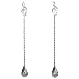 Agitador de cóctel de mango largo a precio mayorista para organizador de eventos, agitador de acero inoxidable dorado para revolver bebidas - Product Image 3