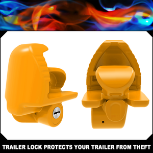 Verrous universels jaunes Vypart pour attaches de remorques de 1-7/8 à 2-5/16 pouces, pièces et accessoires pour camping-cars - Product Image 2