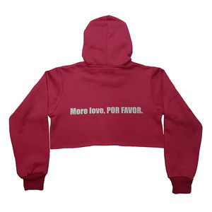 Top Deportivo Corto con Capucha para Mujer, de Forro Polar, con Logotipo Frontal, 100% Algodón, Ofrece Soporte, Elasticidad, Comodidad, Transpirabilidad y Estabilidad - Product Image 6