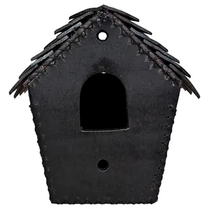 birdhouse Eco-friendly Outdoor Garden Hanging Leather Bird Cage House & Nest Wholesale Bird House Manufacturer