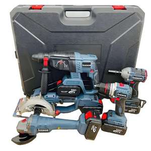 Kit Combinado de Herramientas Eléctricas Inalámbricas de 21V con Estuche Rígido, Batería de Litio, Garantía de 3 Años, Uso Industrial, Hecho en China - Product Image 1