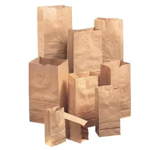 OEM Customized Printed Stand Up Brown Paper Tea Bags For Food Heat Seal