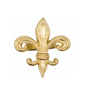 Anneaux de serviette personnalisés pour cadeau, fabriqués à la main, anneau en métal à fleurs pour fête de mariage, porte-serviettes de table d'hôtel, article le plus exigeant - Product Image 6