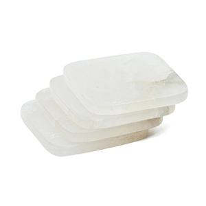 100% Compromiso de calidad Juego de posavasos de alabastro de mármol moderno Decoración de mesa más vendida con logotipo personalizado - Product Image 1