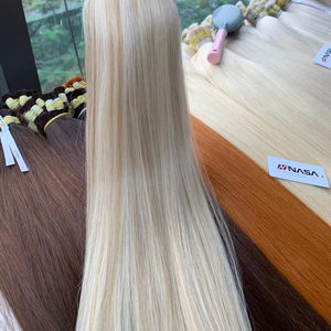 Extensions de cheveux humains vierges vietnamiennes super double tirées, prix de gros, fabrication directe, couleur piano impressionnante - Product Image 1