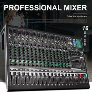Mezclador de 26 Canales Consola de <span class=keywords><strong>Audio</strong></span> Profesional +48V Phantom Power 16 Efectos DSP Bluetooth USB para Reproducción en Computadora y Actuaciones en Vivo - Product Image 3